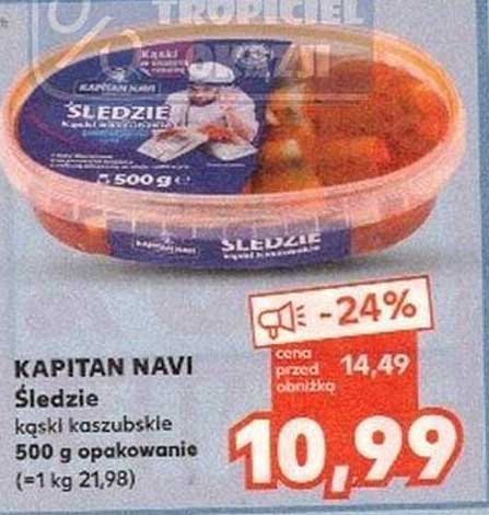 KAPITAN NAVI Śledzie kąski kaszubskie