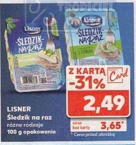 Lisner Śledzik na raz