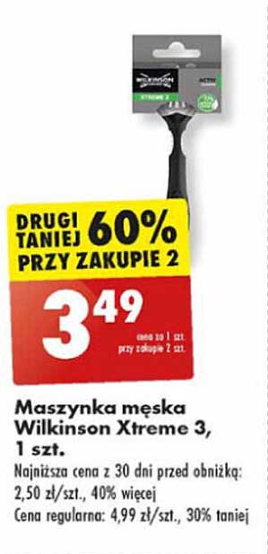 Maszynka męska Wilkinson Xtreme 3, 1 szt.