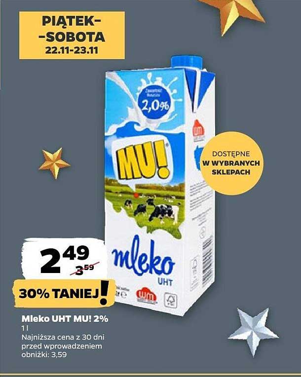 Mleko UHT MU! 2%