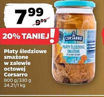 Płaty śledziowe smażone w zalewie octowej Corsarro