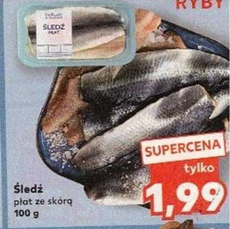 Śledź płat ze skórą