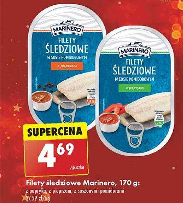 Filety śledziowe w sosie pomidorowym