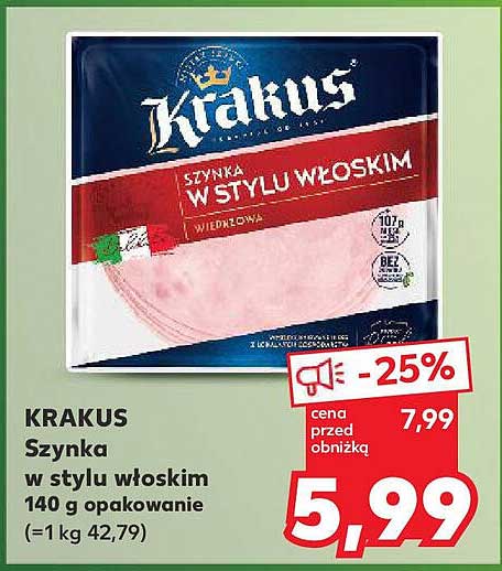 KRAKUS Szynka w stylu włoskim