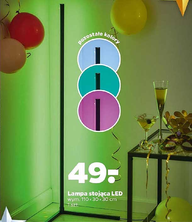 Lampa stojąca LED