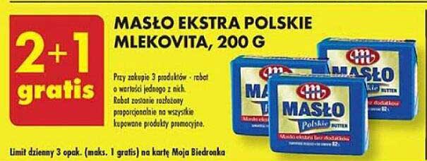 MASŁO EKSTRA POLSKIE MLEKOVITA, 200 G