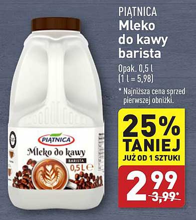 Piątnica Mleko do kawy barista