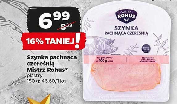 Szynka pachnąca czereśnią Mistrz Rohus*
