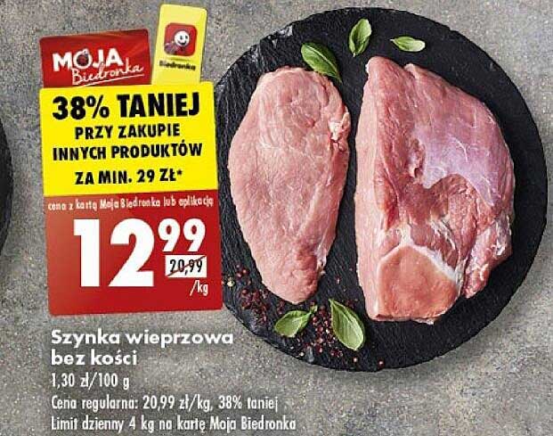 Szynka wieprzowa bez kości