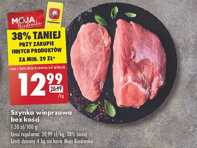 Szynka wieprzowa bez kości