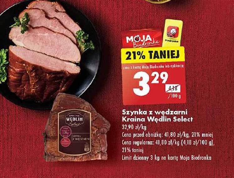 Szynka z wędzarni Kraina Wędlin Select