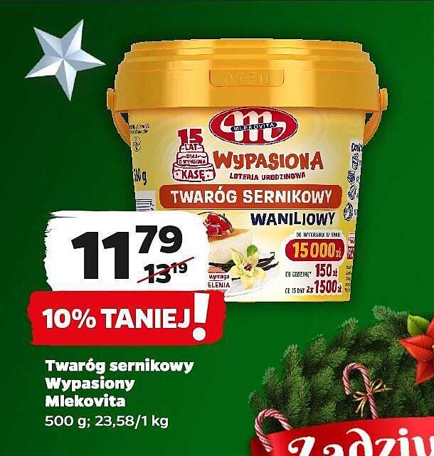 Twaróg sernikowy Wypasiony Mlekovita