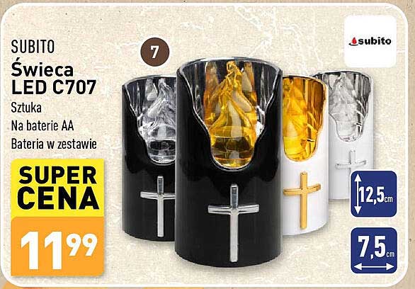 Świeca LED C707