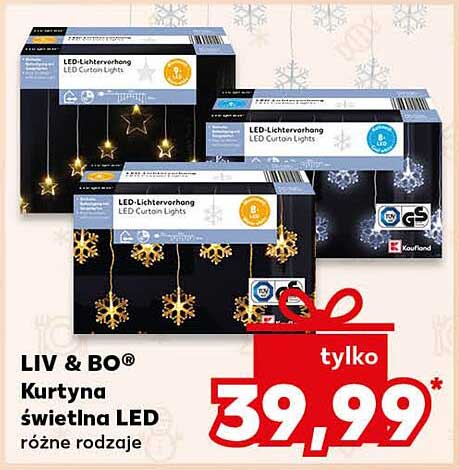 LIV & BO® Kurtyna świetlna LED
