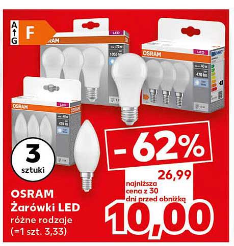 OSRAM Żarówki LED różne rodzaje