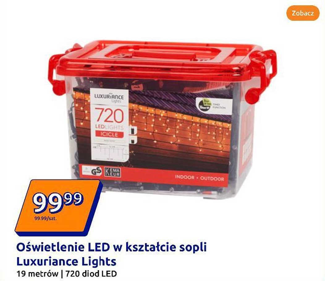 Oświetlenie LED w kształcie sopli Luxuriance Lights