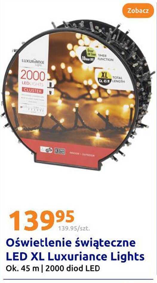 Oświetlenie świąteczne LED XL Luxuriance Lights
