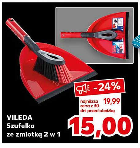 VILEDA Szufelka ze zmiotką 2 w 1