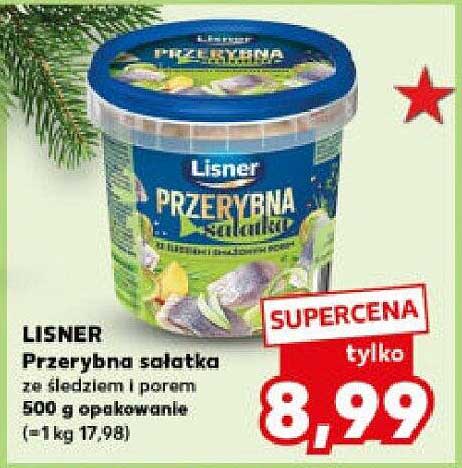 Lisner Przerybna sałatka ze śledziem i porami