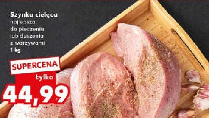 Szynka cielęca najlepsza do pieczenia lub duszenia z warzywami