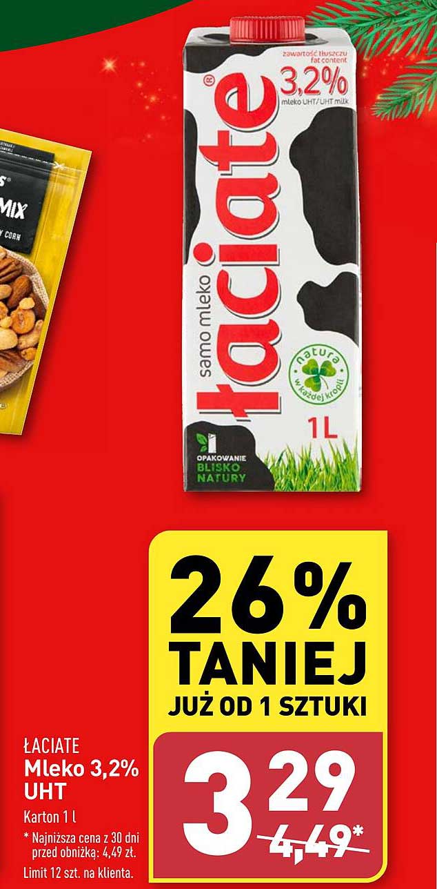 ŁACIATE Mleko 3,2% UHT