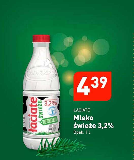 ŁACIATE Mleko świeże 3,2%