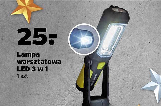 Lampa warsztatowa LED 3 w 1
