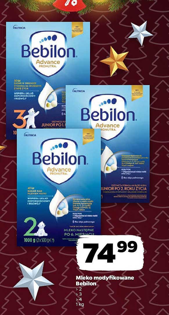 Mleko modyfikowane Bebilon