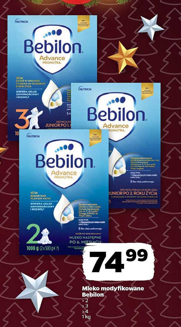 Mleko modyfikowane Bebilon