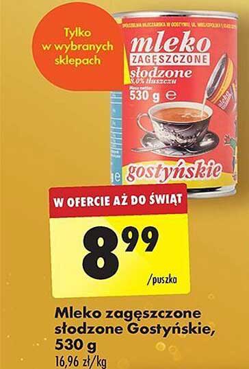 Mleko zagęszczone słodzone Gostińskie, 530 g