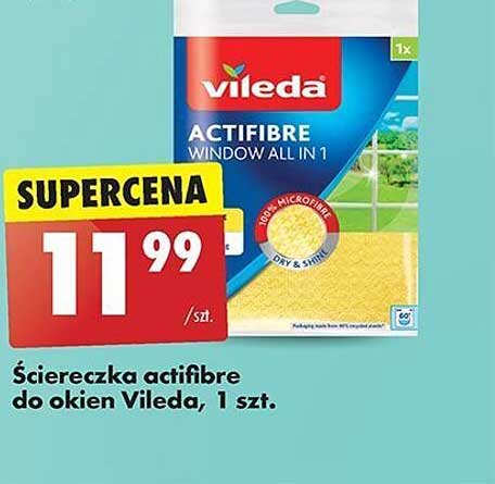 Ścierczka actifibre do okien Vileda, 1 szt.