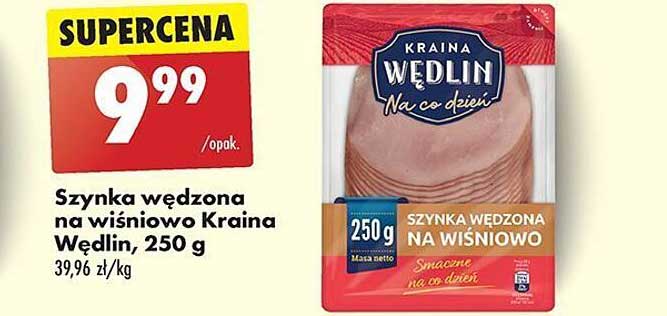 Szynka wędzona na wiśniowo Kraina Wędlin