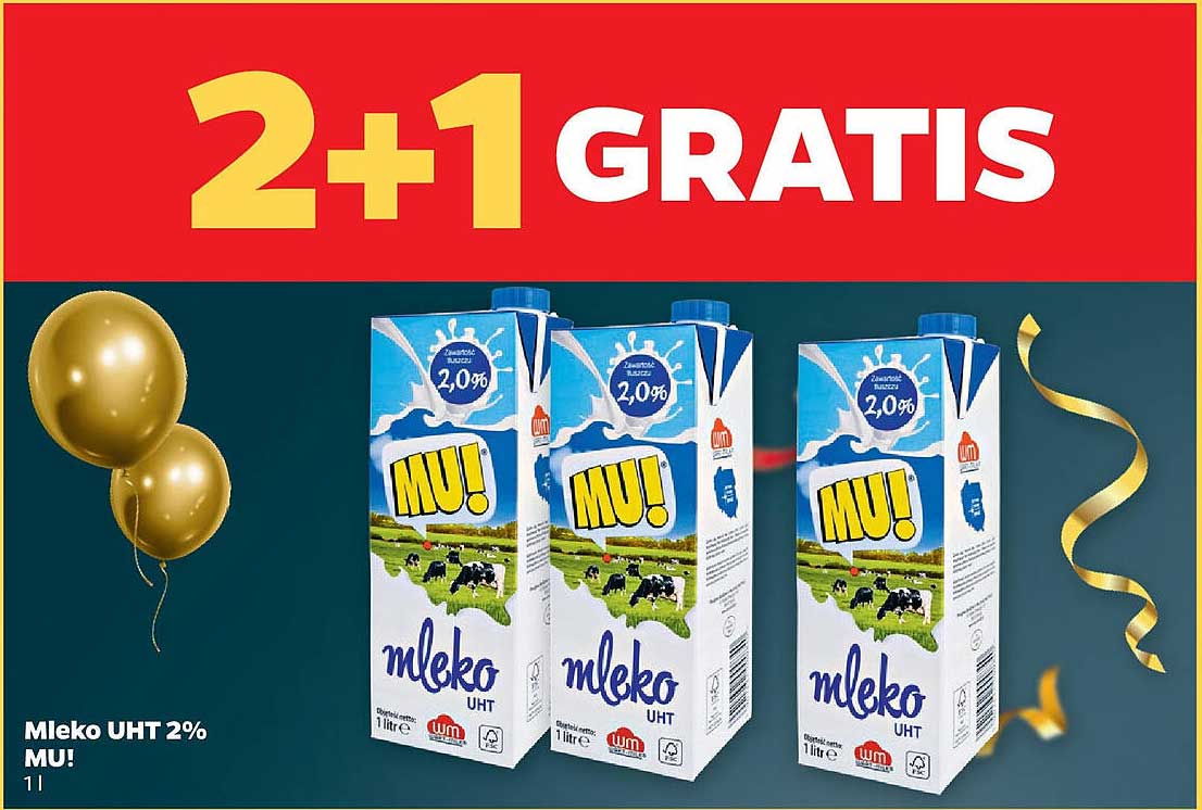 Mleko UHT 2% MU!