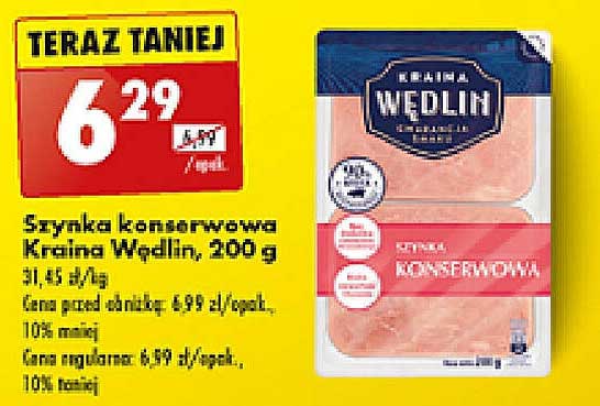 Szynka konserwowa Kraina Wędlin, 200 g