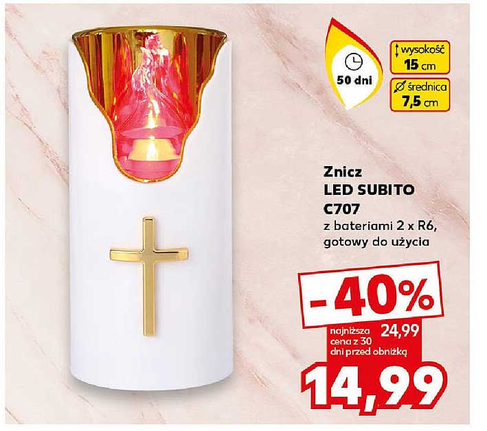 Znicz LED SUBITO C707