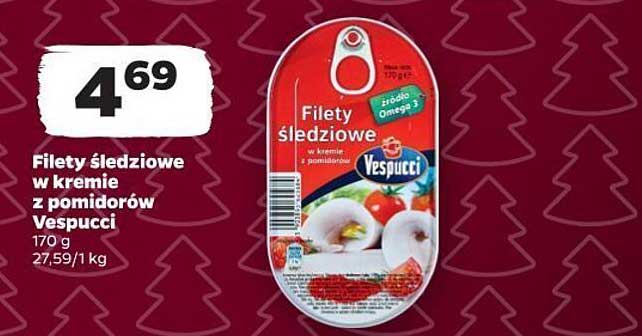 Filety śledziowe w kremie z pomidorów Vespucci