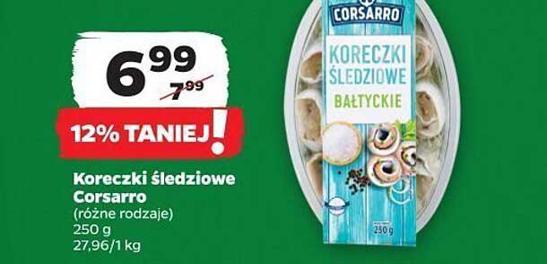 Koreczki śledziowe Corsarro