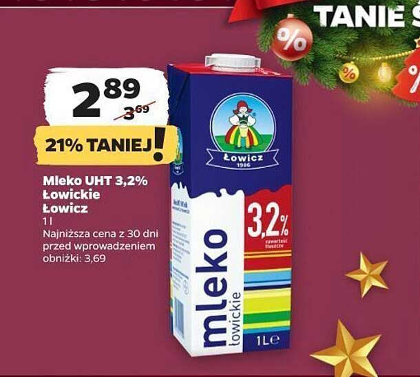 Mleko UHT 3,2% Łowickie Łowicz