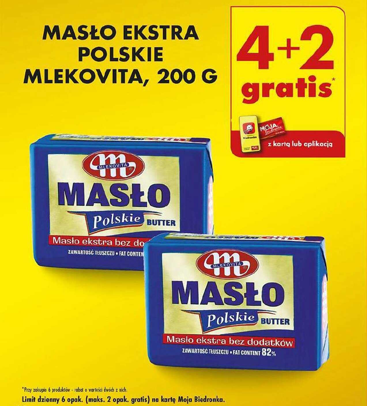 MASŁO EKSTRA POLSKIE MLEKOVITA, 200 G
