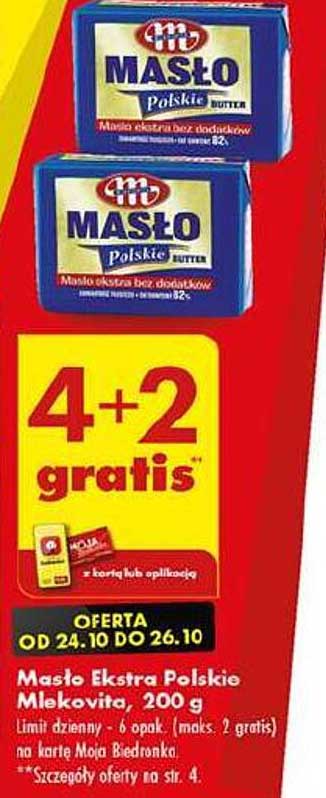 Masło Ekstra Polskie Mlekovita, 200 g