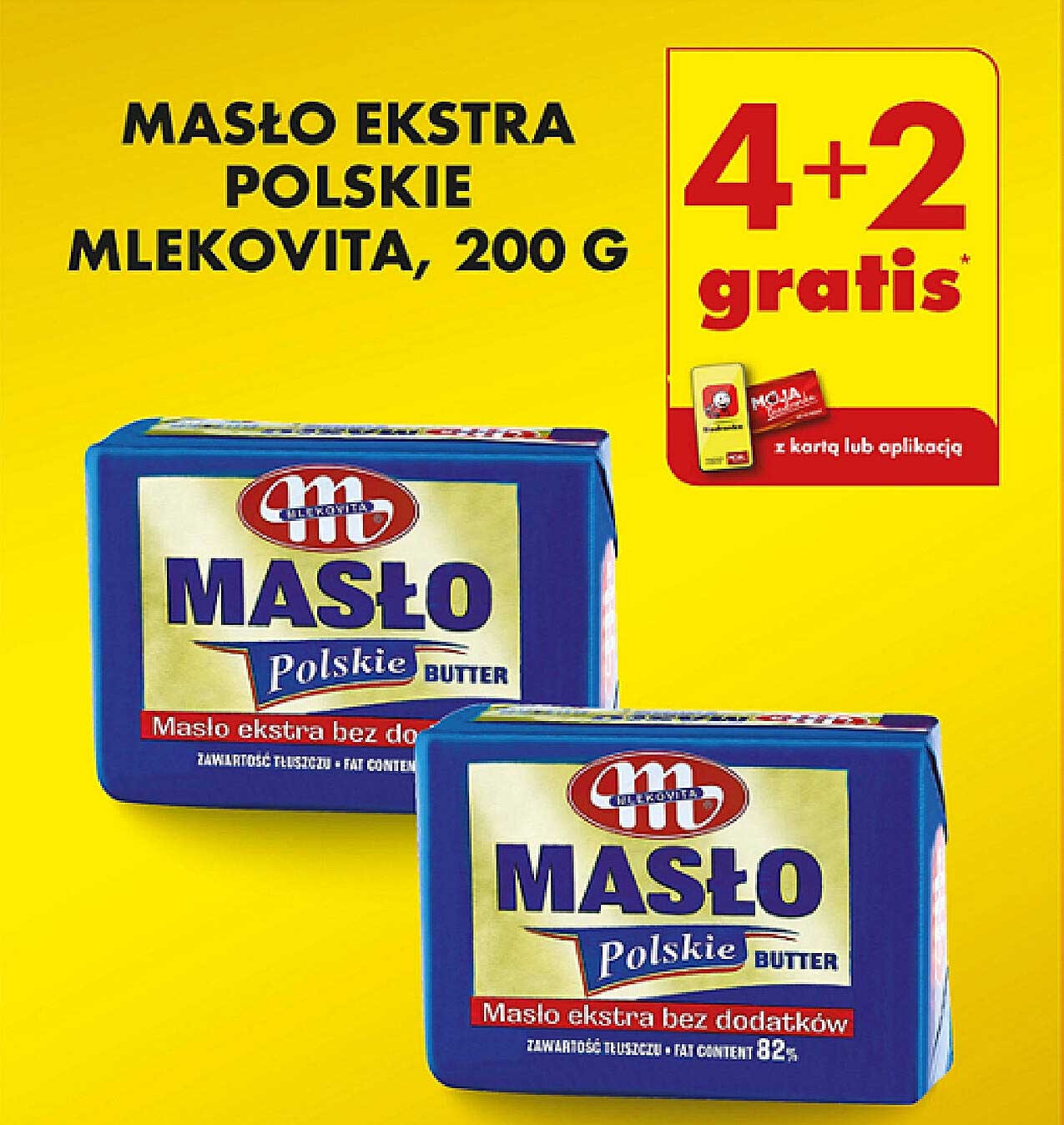 MASŁO EKSTRA POLSKIE MLEKOVITA, 200 G