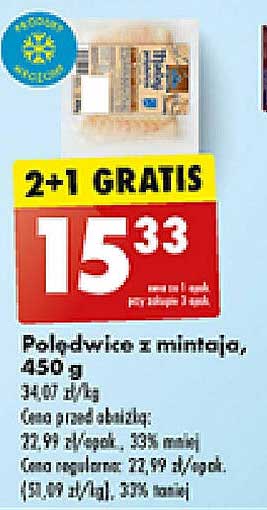 Poledwice z mintaja, 450 g