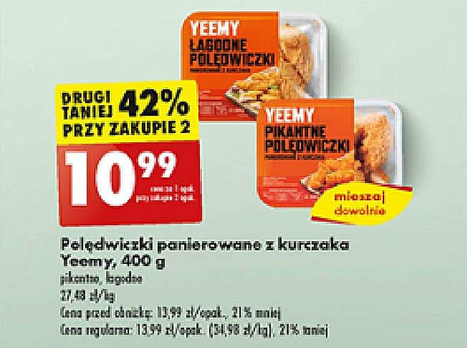 Polędwiczki panierowane z kurczaka Yeemy