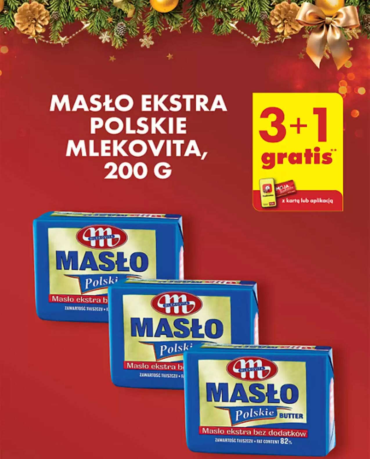 MASŁO EKSTRA POLSKIE MLEKOVITA, 200 G