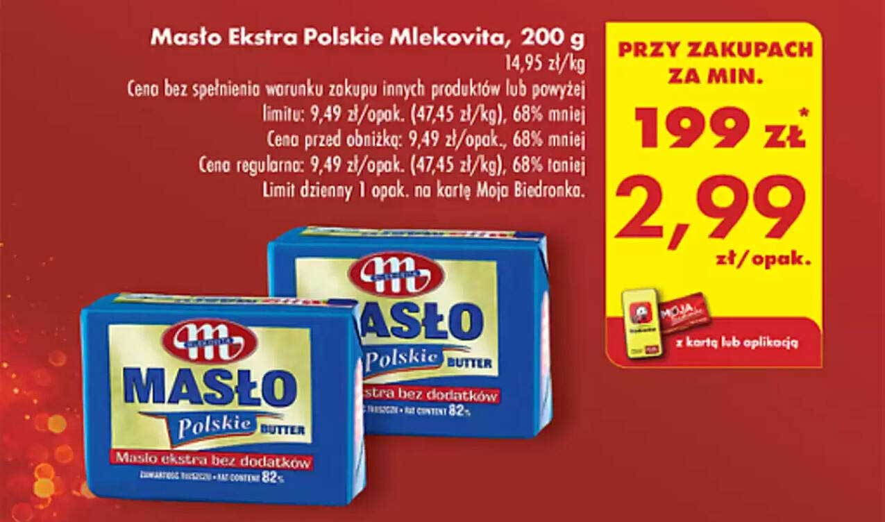 Masło Ekstra Polskie Mlekovita