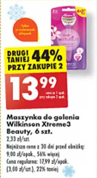 Maszynka do golenia Wilkinson Xtreme3 Beauty, 6 szt.