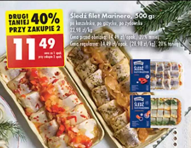 Śledź filet Marynowany, 500 g