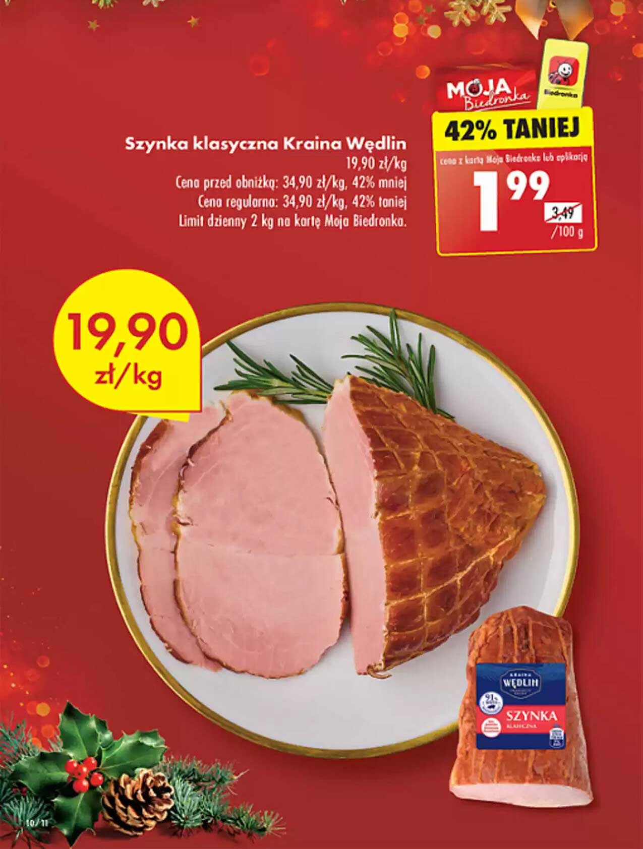 Szynka klasyczna Kraina Wędlin