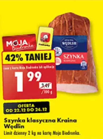 Szynka klasyczna Kraina Wędlin