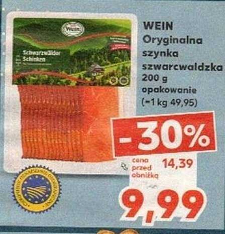 WEIN Oryginalna szynka szwarcwaldzka